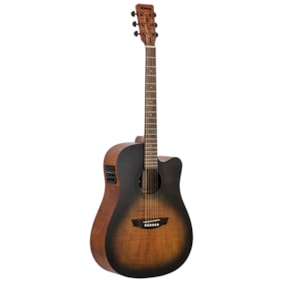 Violão Yamaha FS4D FOB Forest Ocean Burst Forest Series Eletroacústico 