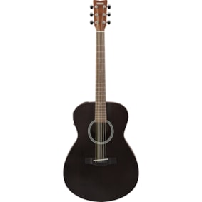 Violão Yamaha FSX400 SMB Black Satin Eletroacústico Concert de Aço