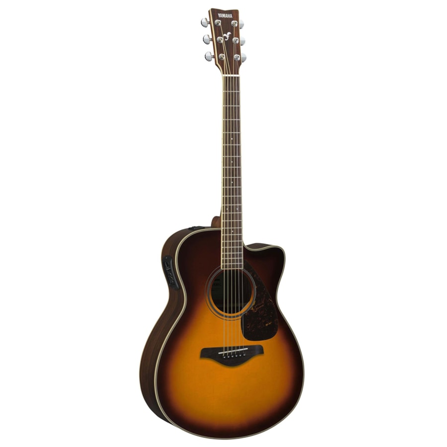 Violão Yamaha FSX830C BS Concert Eletroacustico Aço