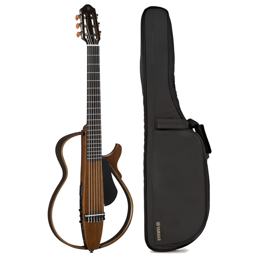 Violão Yamaha Silent SLG200N Natural Fosco Nylon C/ Bag