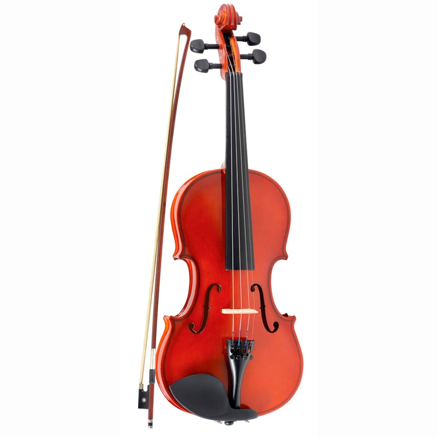 Violino Vivace Mozart MO44 4/4 Natural Brilhante Com Case Violino Vivace Mozart MO44 4/4 Natural Brilhante Com Case
